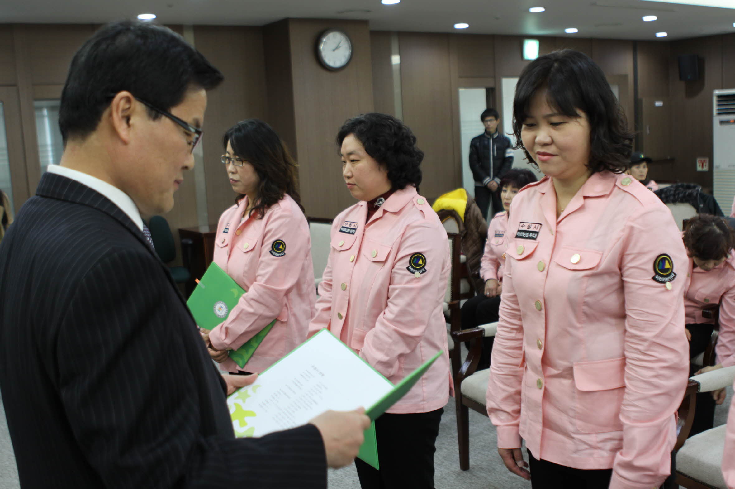 장안구&#44; 여성민방위대 위촉식 실시